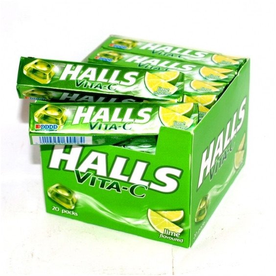 Halls Vita-C Lime 20ct
