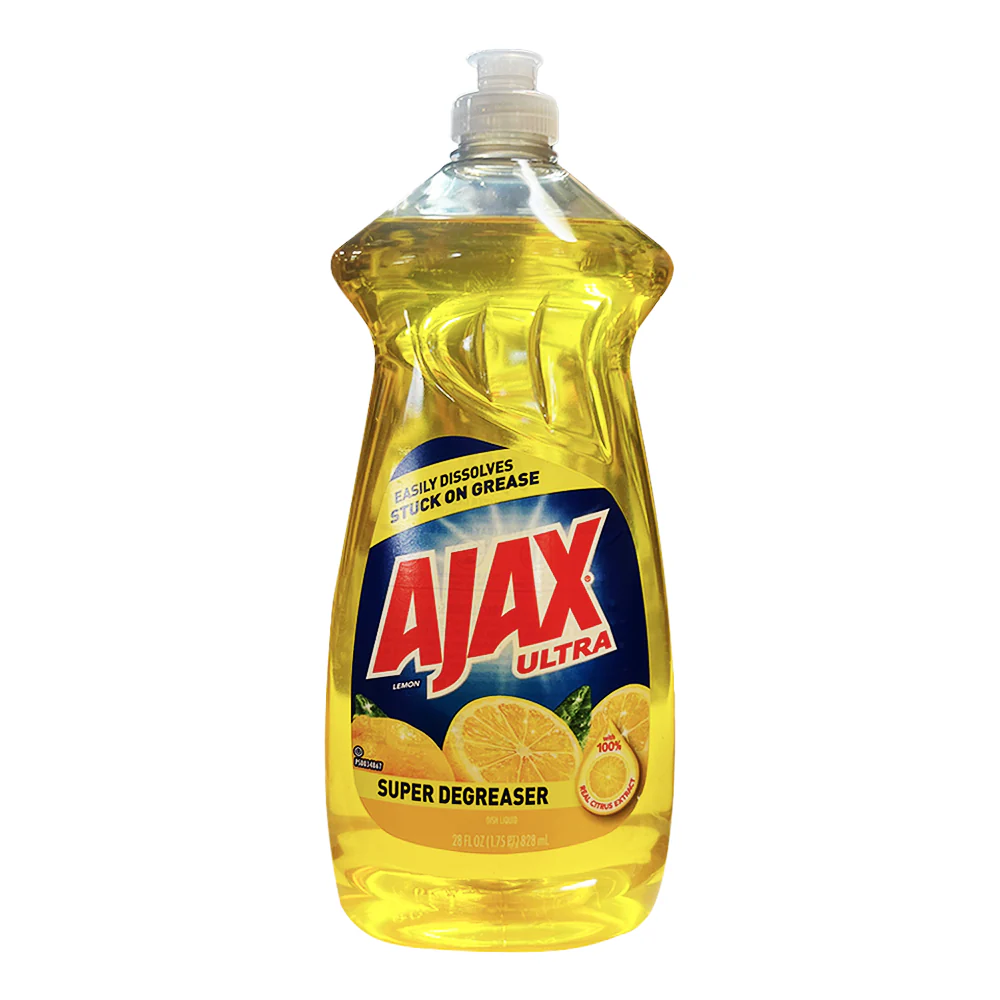 Ajax Dish Liquid Lemon 28oz/9pc