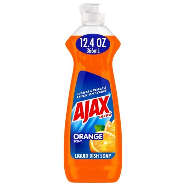 Ajax Ultra Dish Liquid Soap Orange 12.4oz