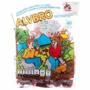 Alvbro Pollito Asado Lollipops 40ct