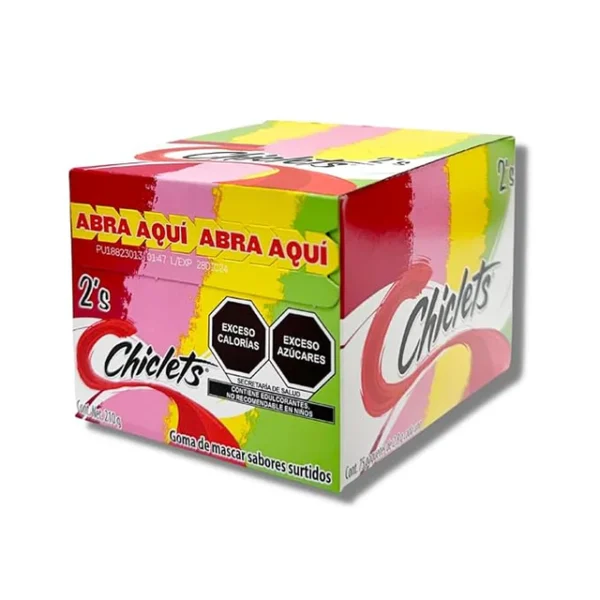 Chiclets Gum 2S Assorted 75ct