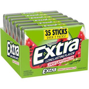 Extra Sweet Watermelon Gum 6ct/35pc