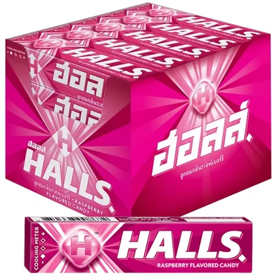 Halls Cough Drops Raspberry 20ct