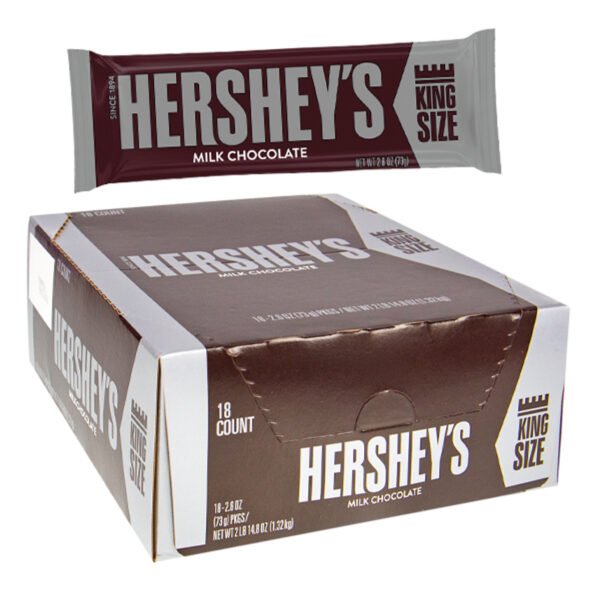 Hershey's Milk Chocolate King Size 18ct