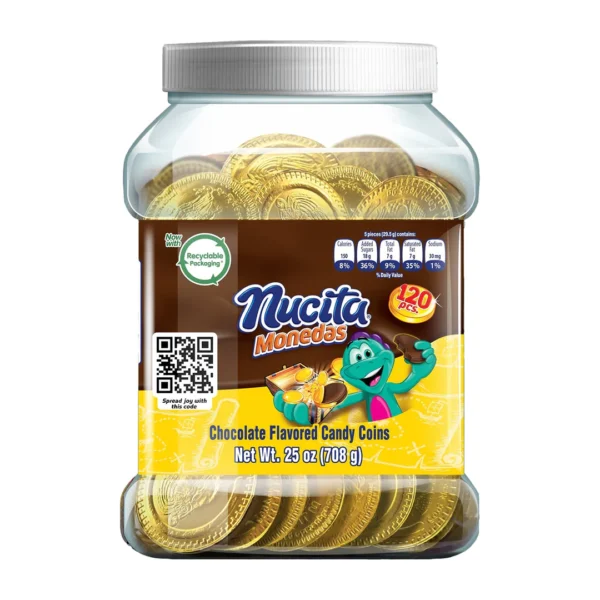 Nutresa Monedas Gold Jar 120ct