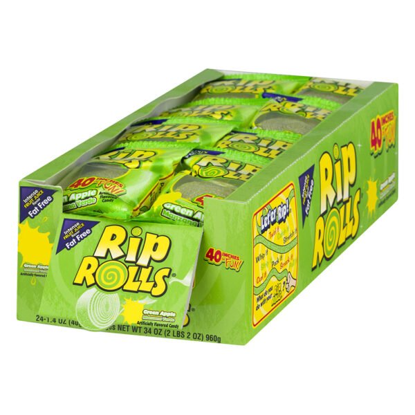 Rip Rolls Green Apple 24ct
