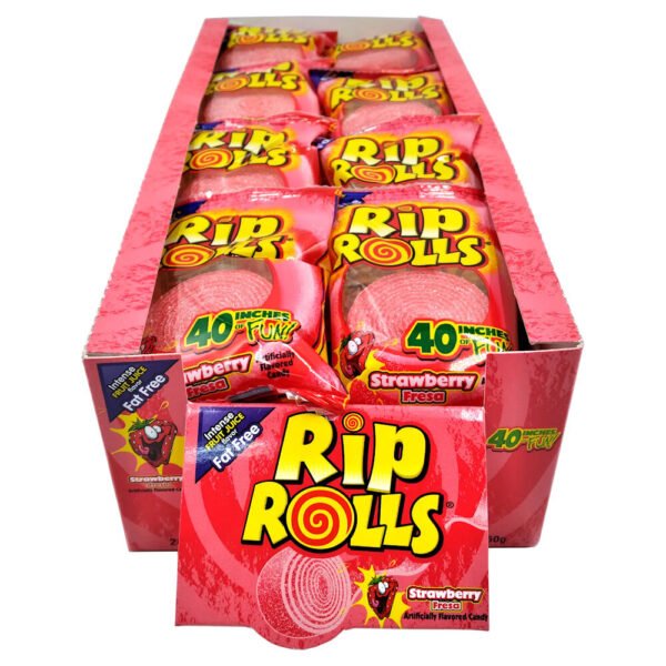 Rip Rolls Strawberry 24ct