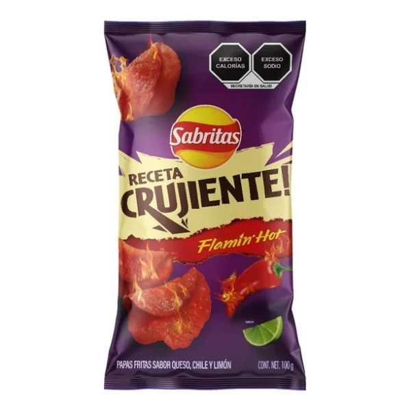 Sabritas Receta Crujiente Flamin Hot 100g