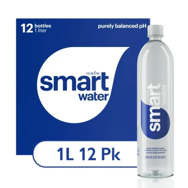 Smart Water Vapor Distilled 1L/12pk