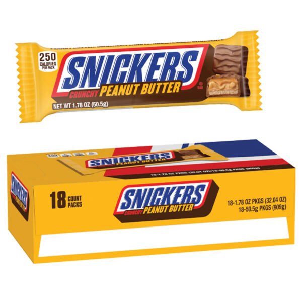 Snickers Crunchy Peanut Butter 18ct