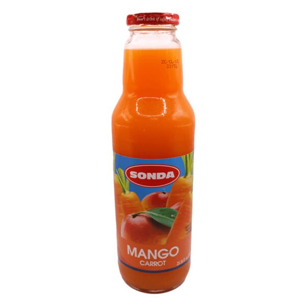 Sonda Juice Mango/Carrot 25.36oz, 8pk