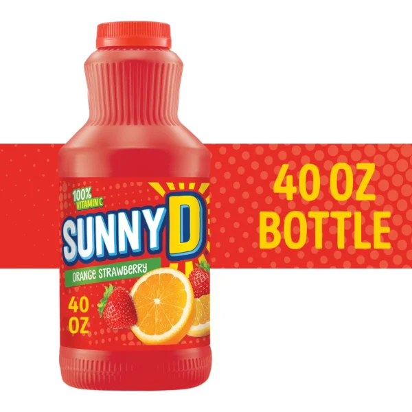 SunnyD Orange Strawberry 40oz/8pk