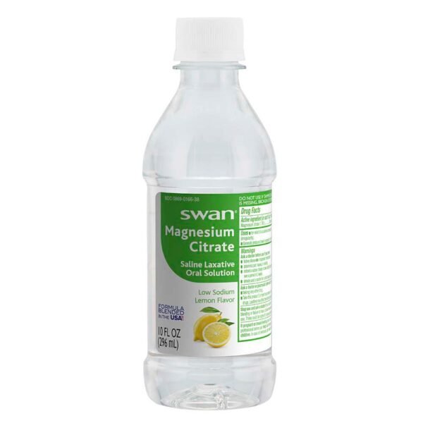 Swan Magnesium Citrate Saline Laxative Lemon 10oz