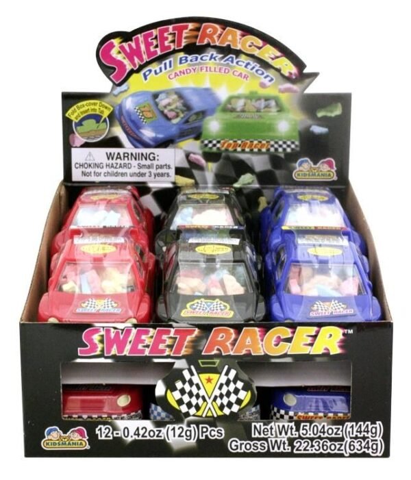 Kidsmania Sweet Racer Car Candy 0.42oz/12ct – S and S snacks