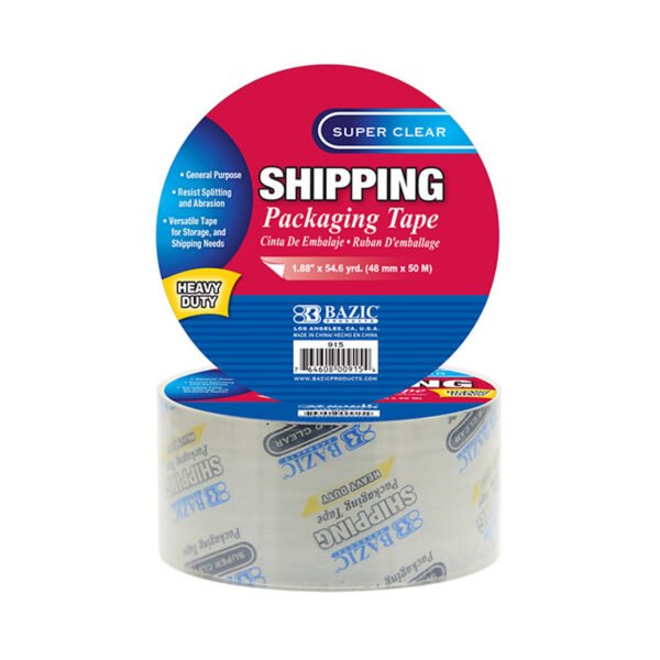 Super Clear Packaging Tape 1.88in x 54.6yrds