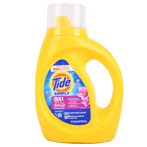 Tide Simply Liquids Oxi Febreze 31oz/6pc