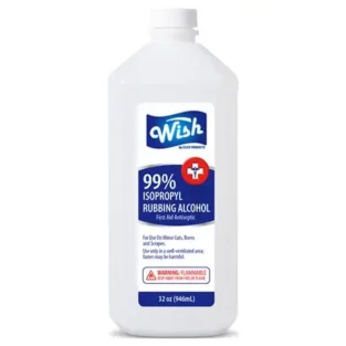 Wish Rubbing Alcohol 99% 32oz