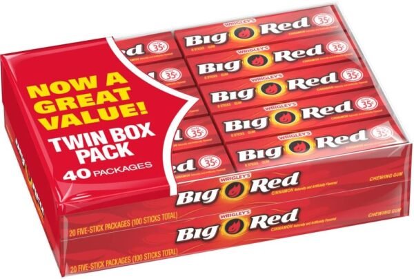 Wrigley's Big Red Gum 40pk