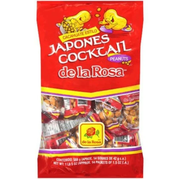 De la Rosa Cacahuate Japones, 14ct