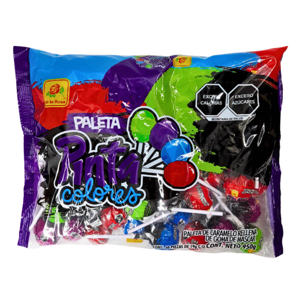 De la Rosa Paleta Pinta Colores, 50ct