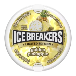 Ice Breakers Mints Golden Pineapple, 8ct