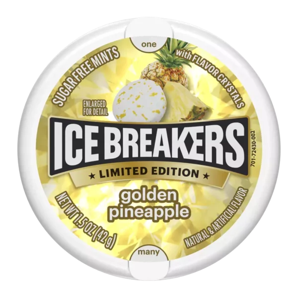 Ice Breakers Mints Golden Pineapple, 8ct