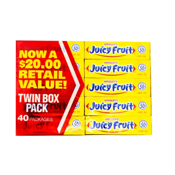 Wrigley's Juicy Fruit Gum 40pk