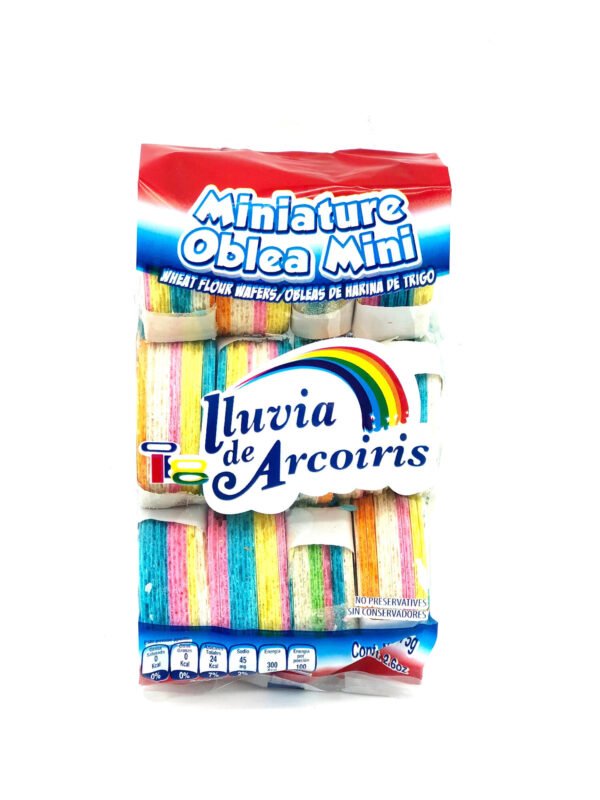 Lluvia de Arcoiris Oblea Mini