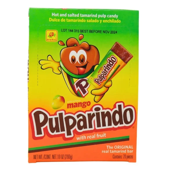 De la Rosa Pulparindo Mango, 20ct
