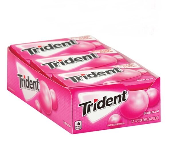 Trident Bubble Gum 12ct