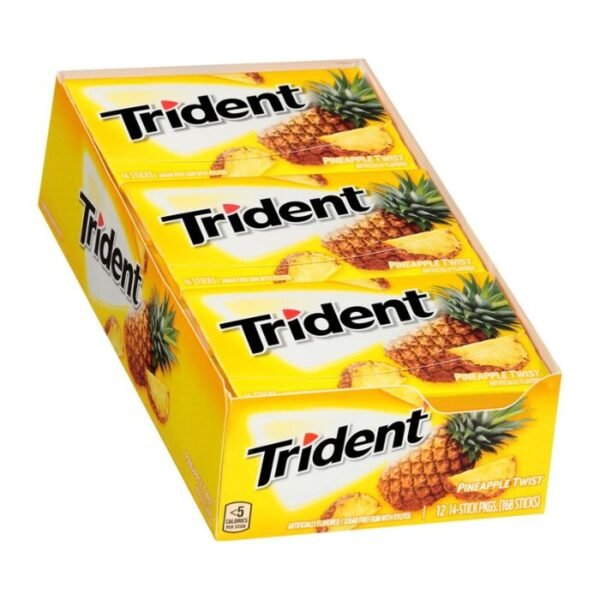 Trident Pineapple Twist Gum 12ct