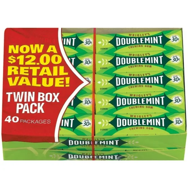 Wrigley's Doublemint Gum 40pk