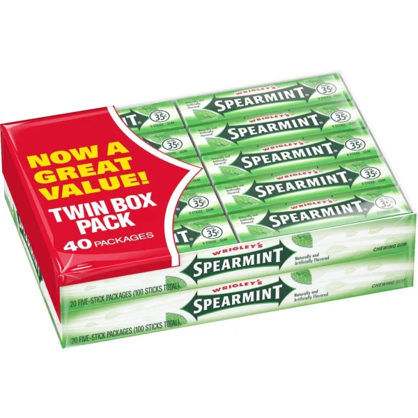 Wrigley's Spearmint Gum 40pk
