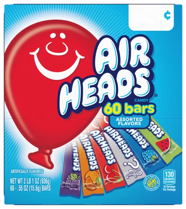 AirHeads 60 Bars Assorted Flavors