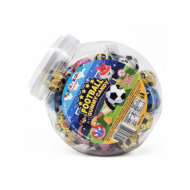Football Gummy Candy 50ct Jar