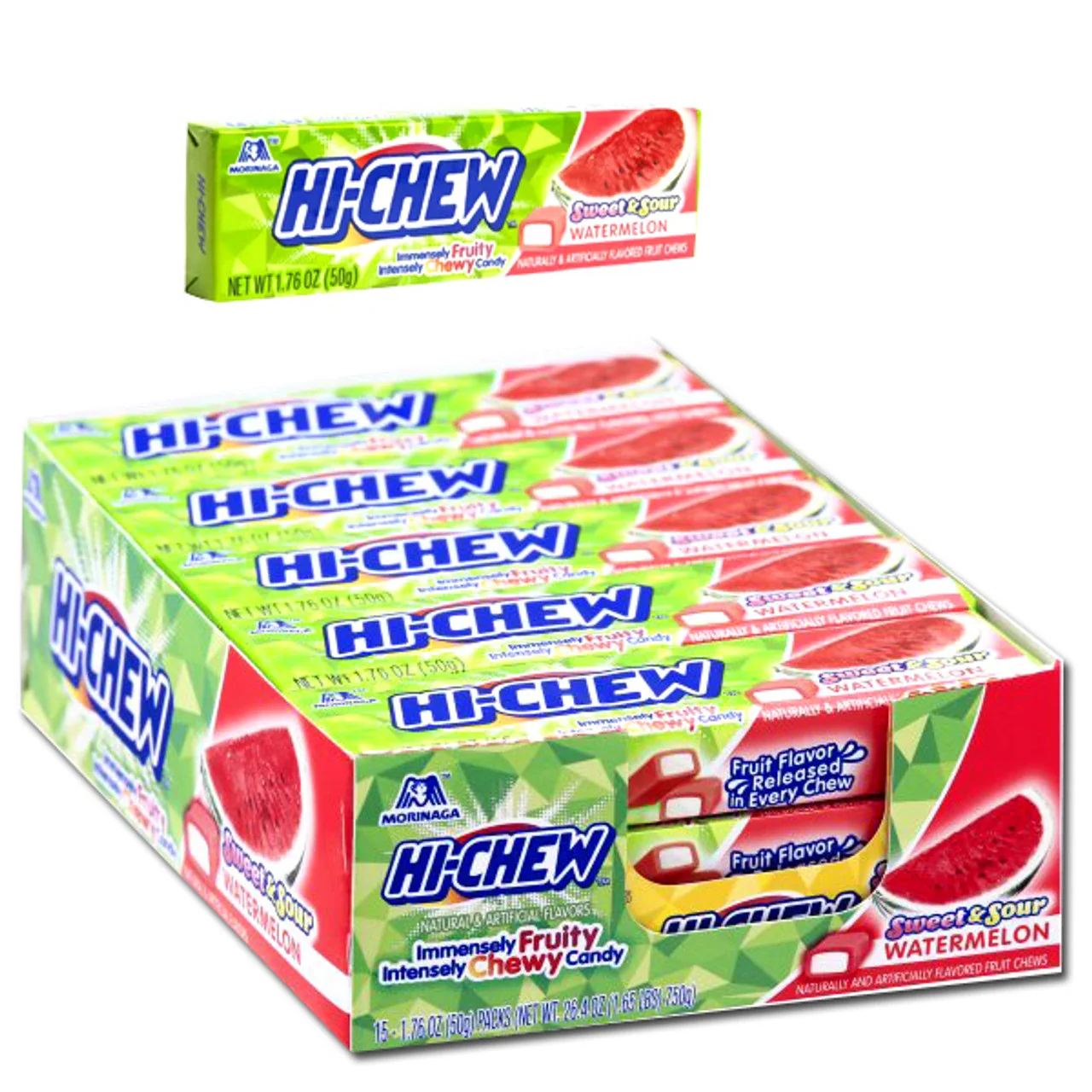 Hi-Chew Watermelon Chewy Candy 15ct