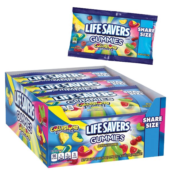 Lifesavers Collisions Share Size 15ct