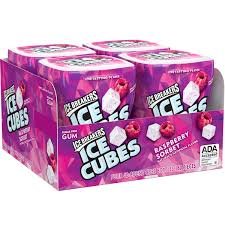 Ice Breakers Ice Cubes Raspberry, 40 pieces, 4 ct