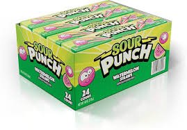 Sour Punch Watermelon Straws 24ct