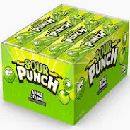 Sour Punch Green apple Straws 24ct