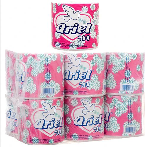 Crystal 4/12pck Bath Tissue Red One