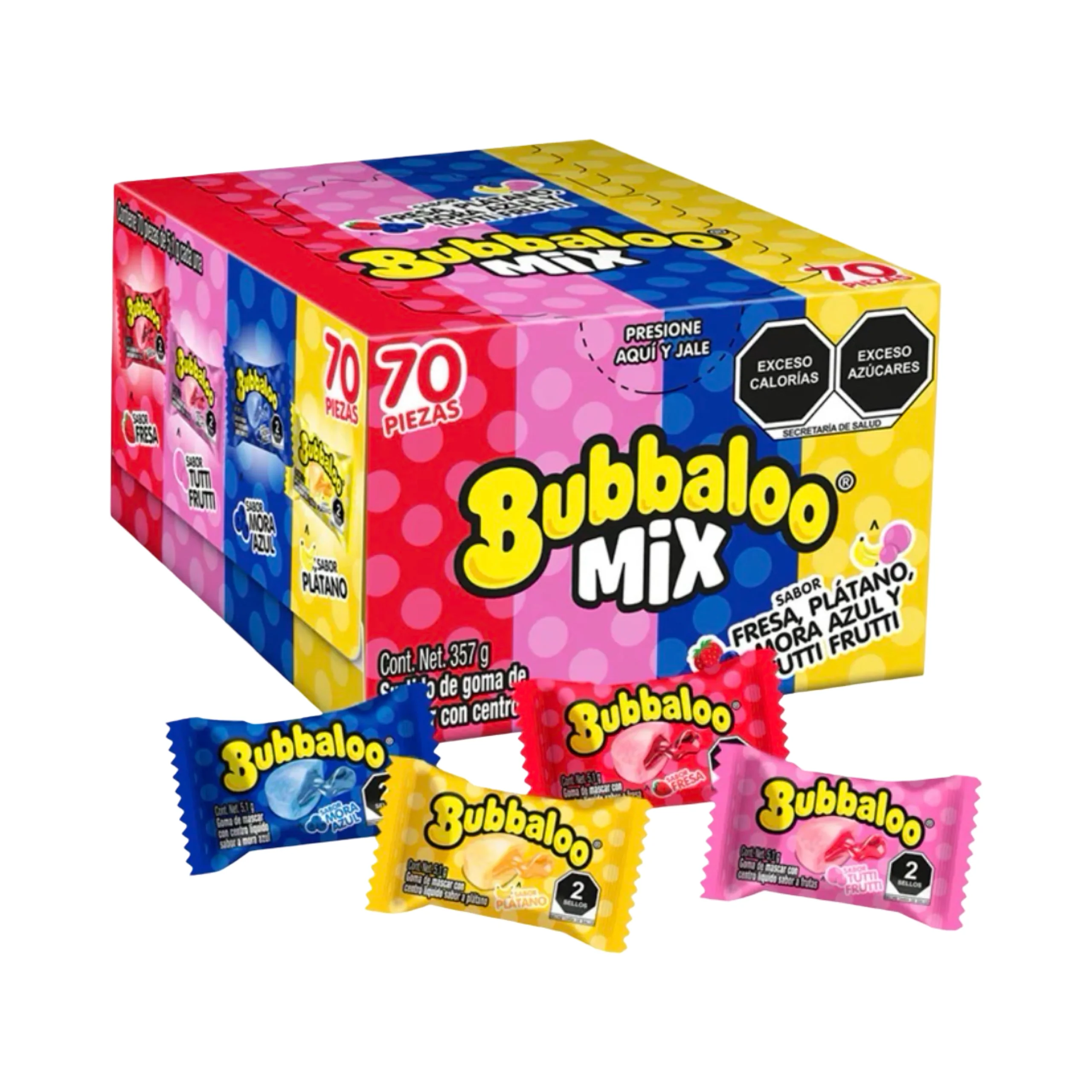 Bubbaloo Mix Original 70ct