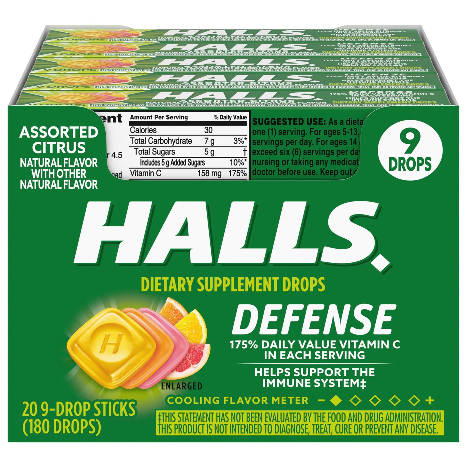 Halls Assorted Citrus 20ct