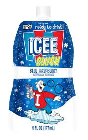Icee Slush Frozen blue raspberry 8oz/12pk