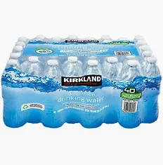 Kirkland Signature Bottled Water 16.9 fl oz, 40-count