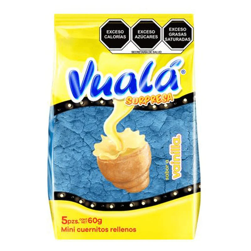 Vuala Sorpressa Pan Con Vanilla 60g/6ct