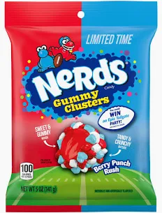 NERDS GUMMY CLUSTERS BERRY PUNCH BOX 12/5 OZ