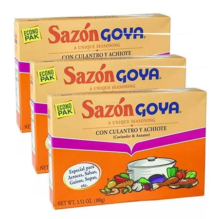 Sazon Goya (Seasoning) Culantro y Achiote 36ct
