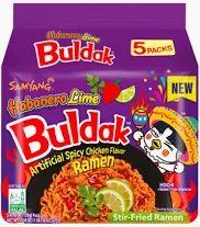 Samyang Spicy habanero lime with Ramen, 24oz/ 8pk