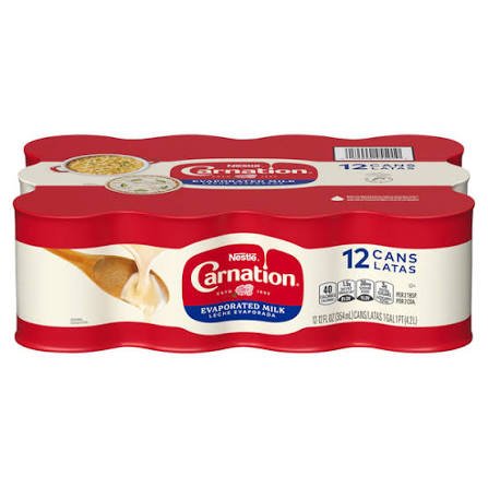 Carnation, Evaporated Milk, 12 fl oz, 12-Count